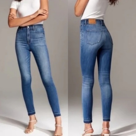 Denim Forum Blue Ankle & Cropped Jeans - Picture 1 of 13